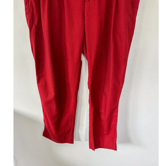 Gap Burnt Orange Paper Bag Pants - Picture 10 of 11